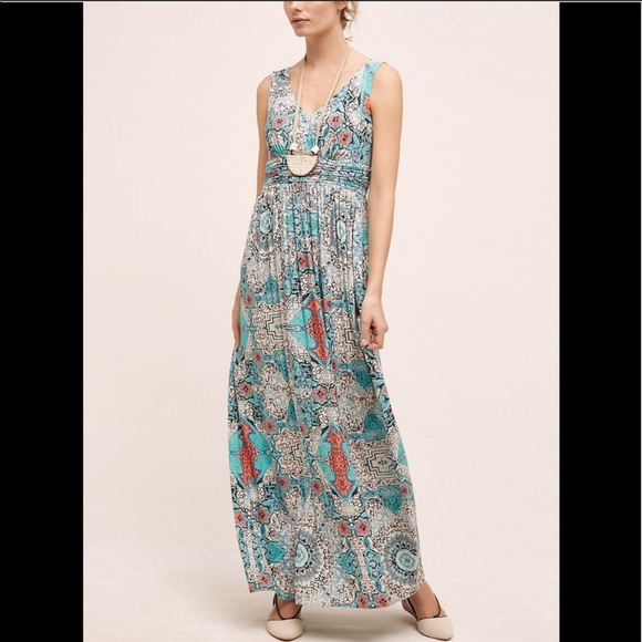 Anthropologie Dresses & Skirts - Tracy Reese sleeveless medallion print maxi dress